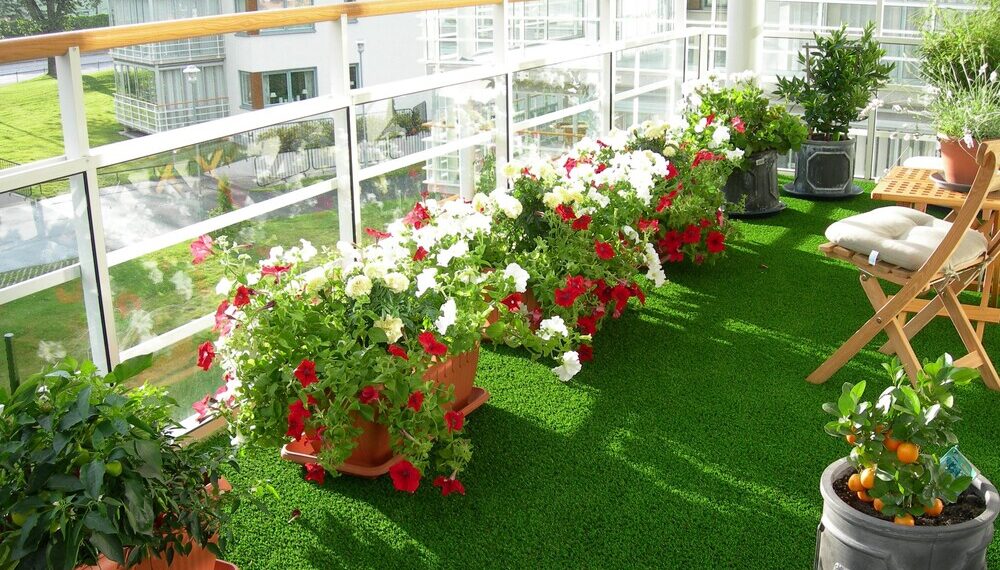 How-to-Get-Started-a-Balcony-Garden-with-Artificial-Grass